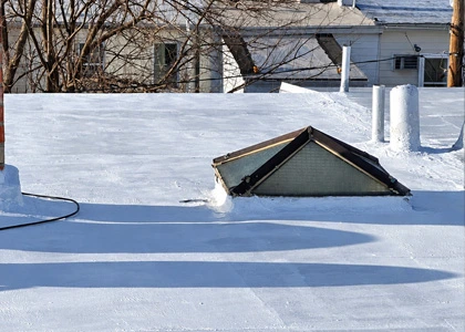Commercial flat roof restoration and repair in Teterboro New Jersey