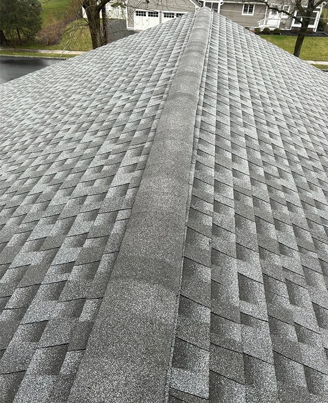 Damaged roof shingles causing roof leaks